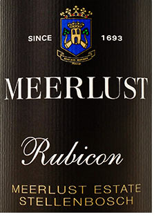 2016 Meerlust Rubicon