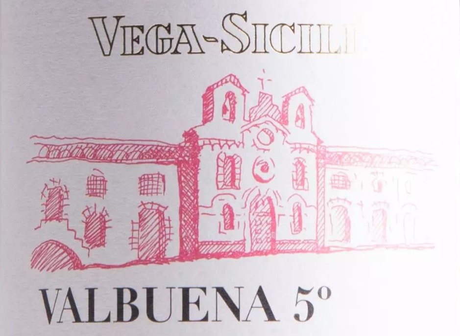 Valbuena wine bottle label
