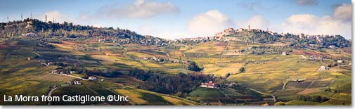 La Morra seen from Castiglione