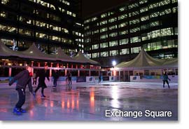 Broadgate Ice Rink in Exchange Square
