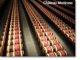 The barrel cellar at Chateau Montrose