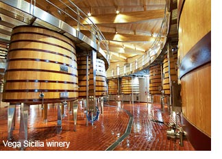 Vega Sicilia winery