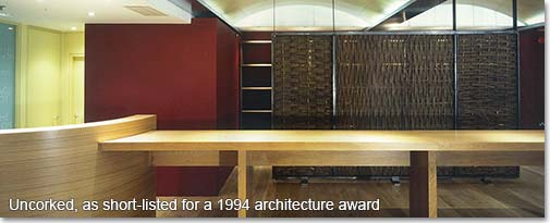 Uncorked's counter circa 1994