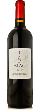 2011 B de Biac (Cadillac Cotes de Bordeaux)